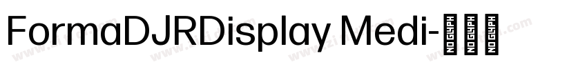 FormaDJRDisplay Medi字体转换